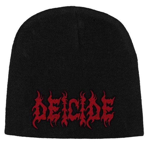 Cover for Deicide · Deicide Unisex Beanie Hat: Logo (Kläder) [Black - Unisex edition] (2019)