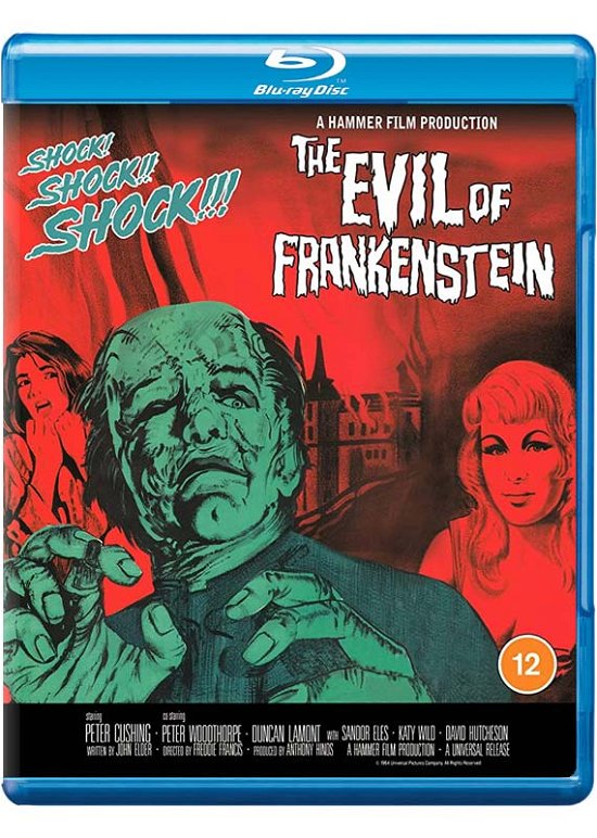 Cover for The Evil of Frankenstein BD · The Evil Of Frankenstein (Blu-ray) (2021)