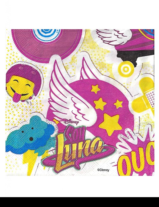 Cover for Soy Luna · Soy Luna - 20 Tovaglioli Carta Doppio Velo 33x33 Cm (MERCH)