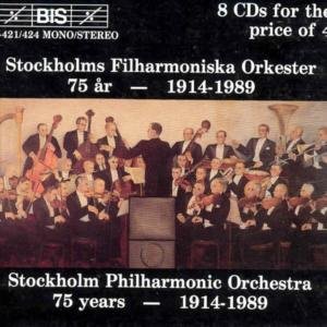 Cover for Stockholm Philharmonic Orchestra · 75 Year: 1914-1989 (CD) (1994)