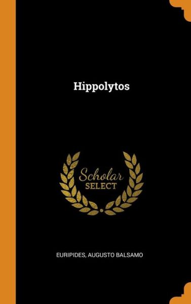 Cover for Euripides · Hippolytos (Innbunden bok) (2018)