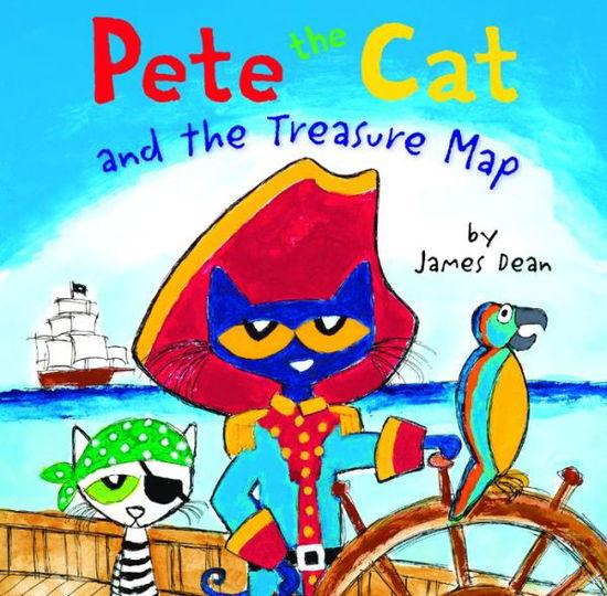 Cover for James Dean · Pete The Cat And The Treasure Map (Hardcover Book) (2017)