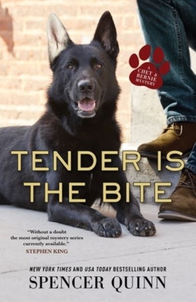 Cover for Spencer Quinn · Tender Is the Bite: A Chet &amp; Bernie Mystery - A Chet &amp; Bernie Mystery (Hardcover Book) (2021)