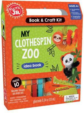 My Clothespin Zoo - Klutz Junior - Editors of Klutz - Książki - Scholastic US - 9781338216240 - 1 marca 2018