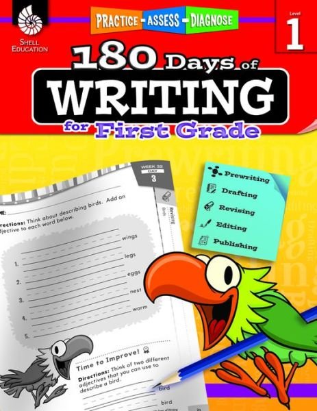 Cover for Jodene Smith · 180 Days of Writing for First Grade: Practice, Assess, Diagnose (Pocketbok) [Teacher's edition] (2015)