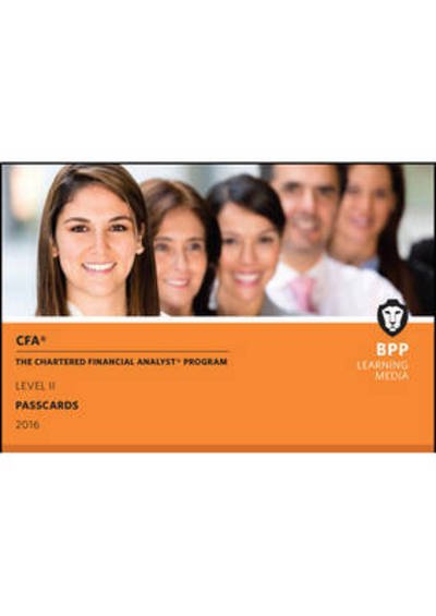 Cover for BPP Learning Media · CFA Level 2: Passcards (Spiralbok) (2016)