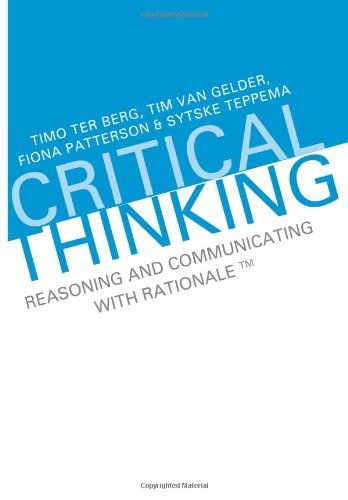 Cover for Sytske Teppema · Critical Thinking: Reasoning and Communicating with Rationale (Pocketbok) (2013)