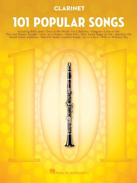 Cover for Hal Leonard Publishing Corporation · 101 Popular Songs: For Clarinet (Book) (2017)