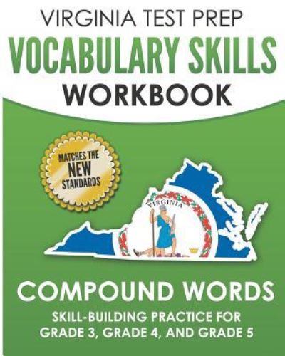 Cover for V Hawas · Virginia Test Prep Vocabulary Skills Workbook Compound Words (Paperback Book) (2018)