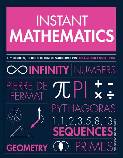Cover for Paul Parsons · Instant Mathematics: Key Thinkers, Theories, Discoveries and Concepts Explained on a Single Page (Taschenbuch) (2020)