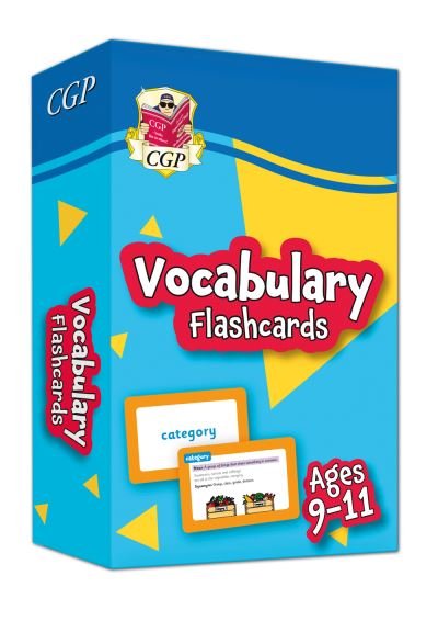 Cover for CGP Books · Vocabulary Flashcards for Ages 9-11 - CGP KS2 Activity Books and Cards (Hardcover Book) (2022)