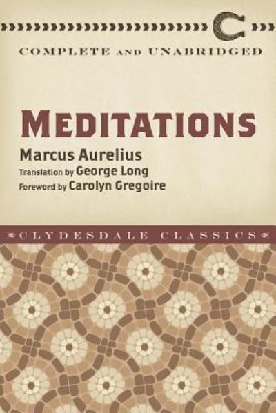 Cover for Marcus Aurelius · Meditations (Paperback Book) (2018)