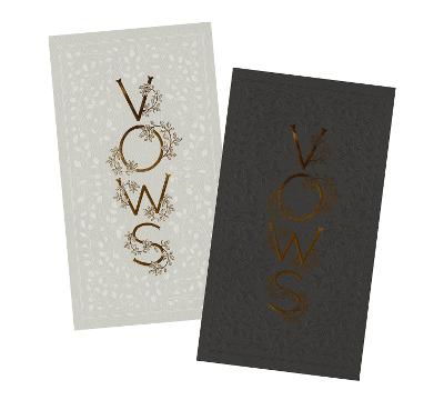 Cover for Korie Herold · Our Wedding Vows: A Set of Heirloom-Quality Vow Books with Foil Accents and Hand Drawn Illustrations (Book) (2024)