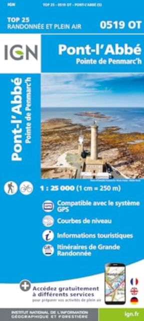 Pont-l'Abbe / Pointe de Penmarc'h - TOP 25 -  - Books - Institut Geographique National - 9782758554240 - January 15, 2024