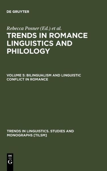 Cover for John Green · Trends i.Romance Linguistics.5 (Bok) (1993)