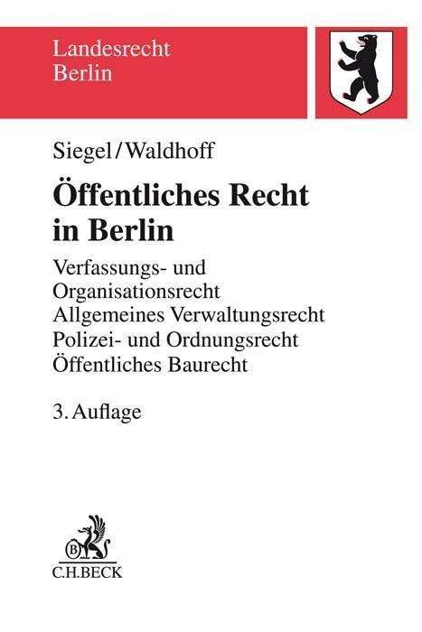 Cover for Siegel · Öffentliches Recht in Berlin (Bog)