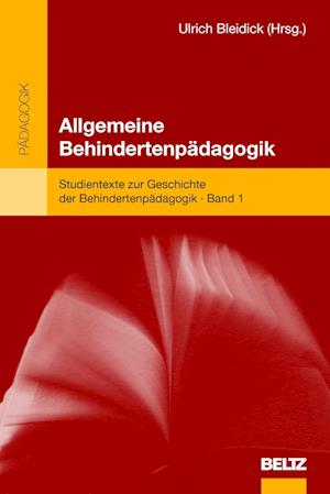 Cover for Ulrich Bleidick · Allgemeine Behindertenpädagogik (Paperback Book) (2009)