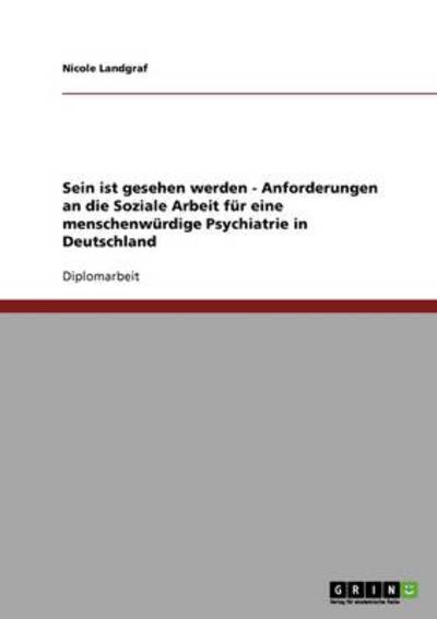 Cover for Landgraf · Sein ist gesehen werden - Anfo (Book)