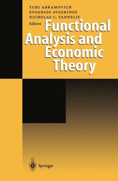 Cover for Yuri Abramovich · Functional Analysis and Economic Theory (Taschenbuch) [Softcover reprint of the original 1st ed. 1998 edition] (2012)
