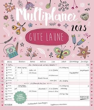 Cover for Mo Büdinger · Multiplaner - Gute Laune 2023 (Calendar) (2022)