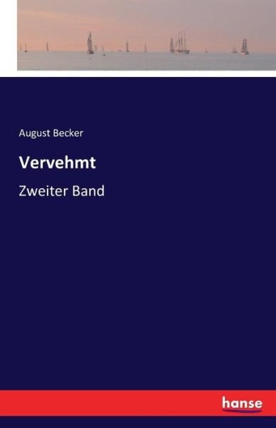 Cover for Becker · Vervehmt (Book) (2017)