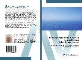Cover for Tunçer · Biogeochemische Analyse des östl (Bog)