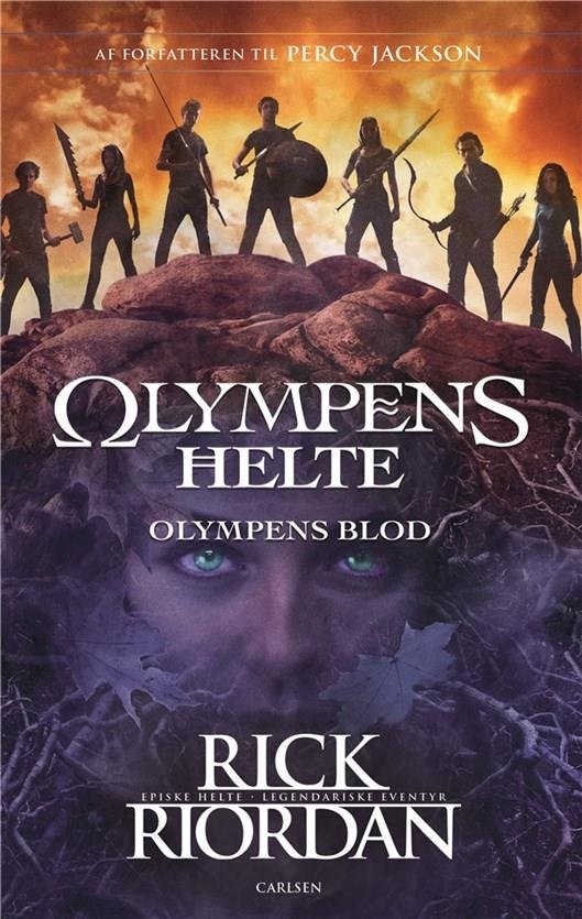 Cover for Rick Riordan · Olympens helte: Olympens helte (5) - Olympens blod (Gebundesens Buch) [2. Ausgabe] (2019)