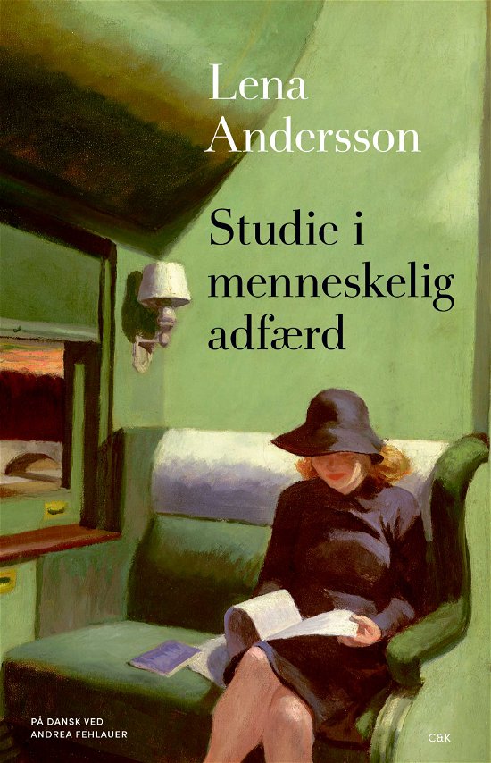 Cover for Lena Andersson · Studie i menneskelig adfærd (Sewn Spine Book) [1. Painos] (2024)