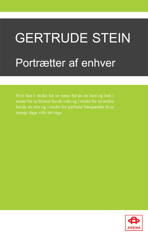 Cover for Gertrude Stein · Klassikerserien: Portrætter af enhver (Sewn Spine Book) [1st edition] (2012)