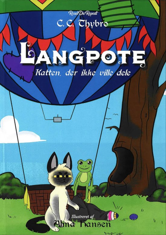 C. C. Thybro og Alma Hansen · Langpote - Katten, der ikke ville dele (Hardcover Book) [1st edition] (2024)