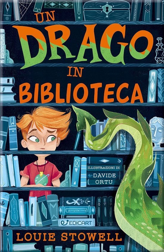 Un Drago In Biblioteca. Ediz. Illustrata - Louie Stowell - Bøker -  - 9788847463240 - 