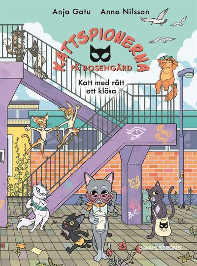 Cover for Anja Gatu · Kattspionerna på Rosengård: Katt med rätt att klösa (ePUB) (2021)