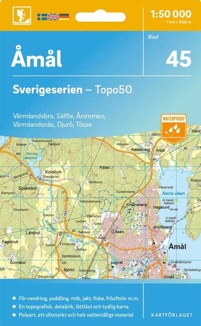 Cover for Amal - Sverigeserien Topo50 (Map) (2025)