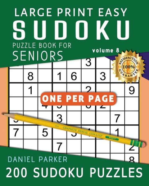 Cover for Samworld Press · Large Print Easy Sudoku Puzzle Book For Seniors (Paperback Book) (2020)