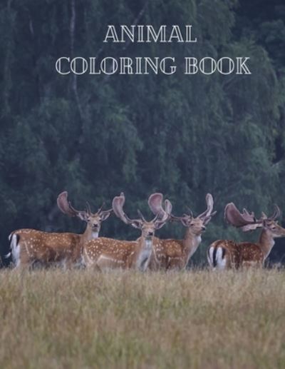 Cover for Anima Vero · Animal Coloring Book (Paperback Book) (2020)