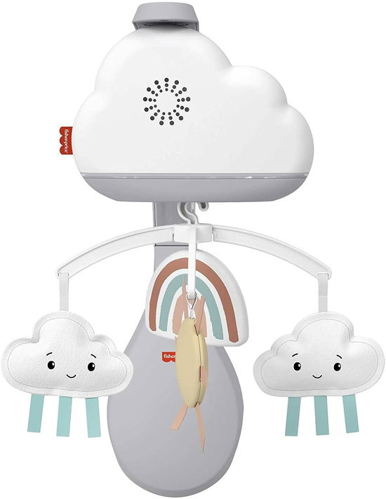 Fisher-price Rainbow Showers Bassinet To Bedside Mobile (hbp40) - Mattel - Produtos - ABGEE - 0194735000241 -