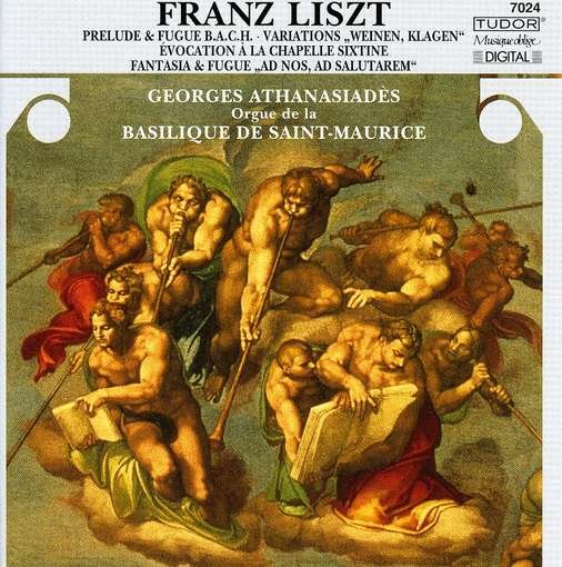 Cover for Liszt / Athanasiades · Organ Works / Basilika Saint-maurice (CD) (2009)