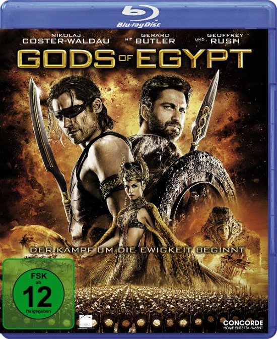 Cover for Gerard Butler / Geoffrey Rush · Gods of Egypt (Blu-ray) (2016)