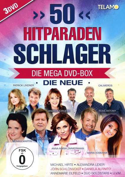 50 Hitparaden Schlager-pal - V/A - Film - TELAMO - 4053804401241 - 6. oktober 2017