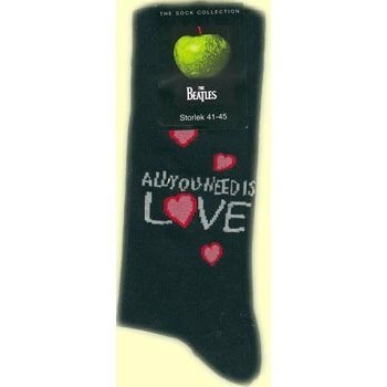 Cover for The Beatles · The Beatles Unisex Ankle Socks: All you need is love (UK Size 7 - 11) (CLOTHES) [Black - Unisex edition]