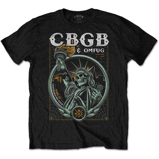 CBGB Unisex T-Shirt: Liberty - Cbgb - Produtos - Epic Rights - 5056170612241 - 