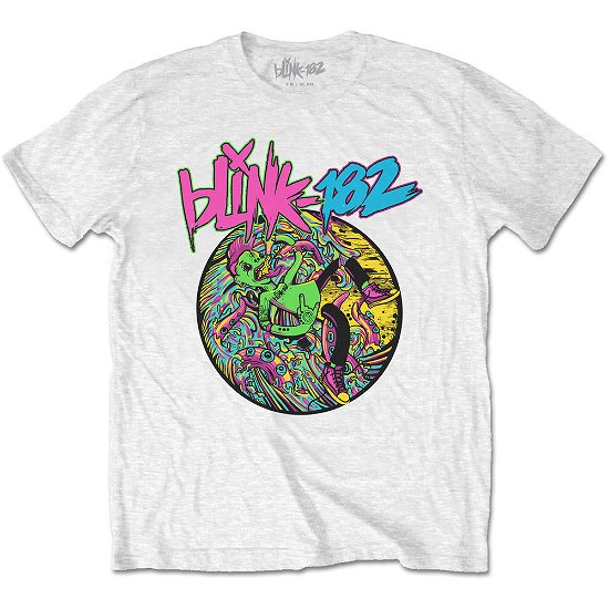 Cover for Blink-182 · Blink-182 Unisex T-Shirt: Overboard Event (T-shirt) [size S] [White - Unisex edition]