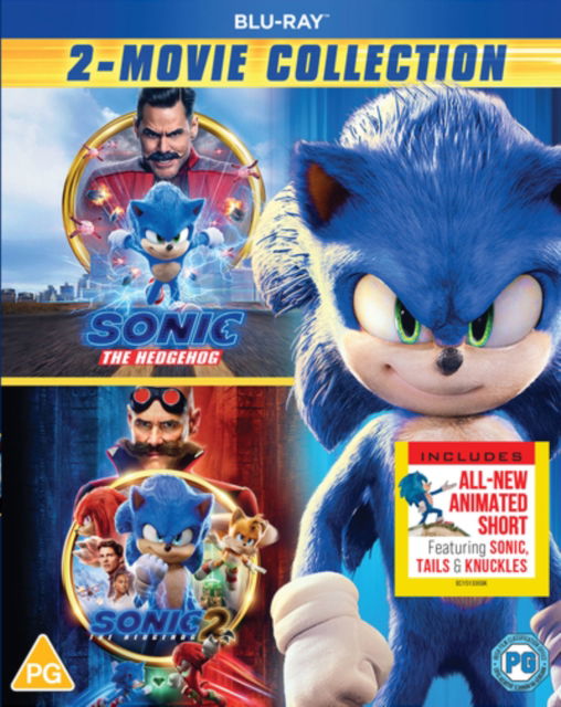 Cover for Sonic the Hedgehog 1 &amp; 2 · Sonic The Hedgehog 1 &amp; 2 (Blu-ray) (2022)