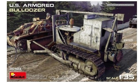 Cover for MiniArt · 1/35 U.s. Armored Bulldozer (4/23) * (Legetøj)