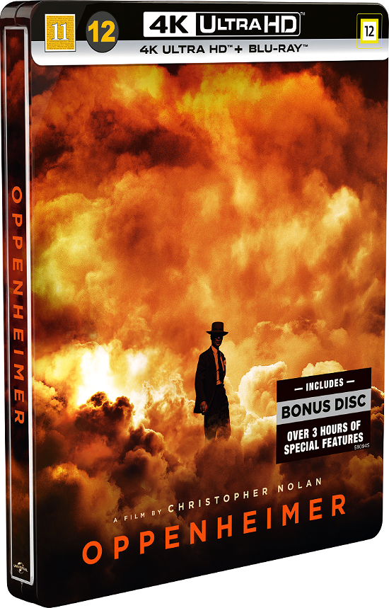 Cover for Christopher Nolan · Oppenheimer (4K UHD + Blu-ray) [Limited Steelbook edition] (2023)