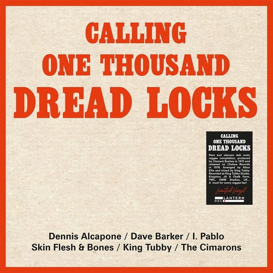 Cover for Calling One Thousand Dread Locks (LP) (2024)