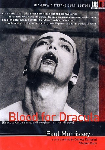 Cover for Blood For Dracula · Dracula Cerca Sangue Di Vergine...E Mori'Di Sete (DVD) (2013)