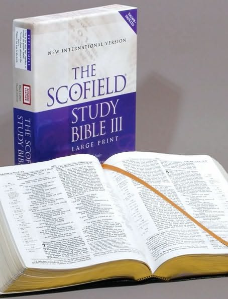 Cover for Oxford University Press · Scofield (R) Study Bible III, Large Print, NIV (Skinnbok) [Large Print edition] [Burgundy Bonded] (2008)