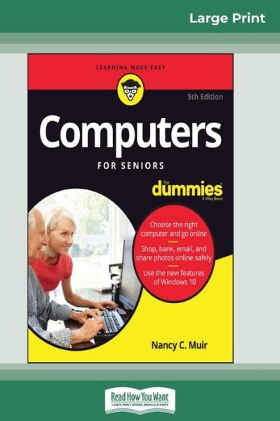 Cover for Nancy C Muir · Computers For Seniors For Dummies, 5th Edition (16pt Large Print Edition) (Paperback Book) (2019)