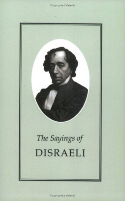 Cover for Blake · Sayings Disraeli (N/A) (1992)